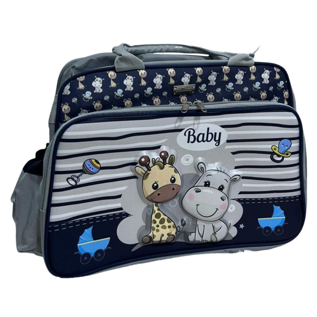 Bolso cartera pañalera para bebe con diseño